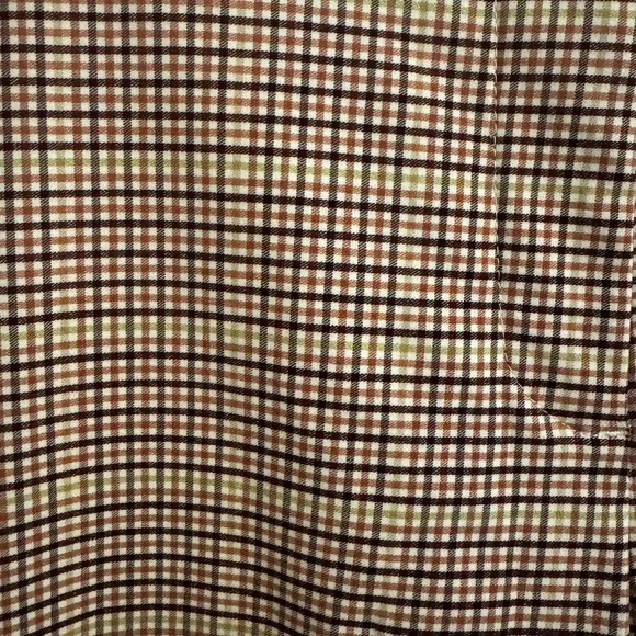 Lane Bryant Signature Fit 4-Season Ankle Pants Berry Plaid Stretch Plus Size 22 - Picture 5 of 14